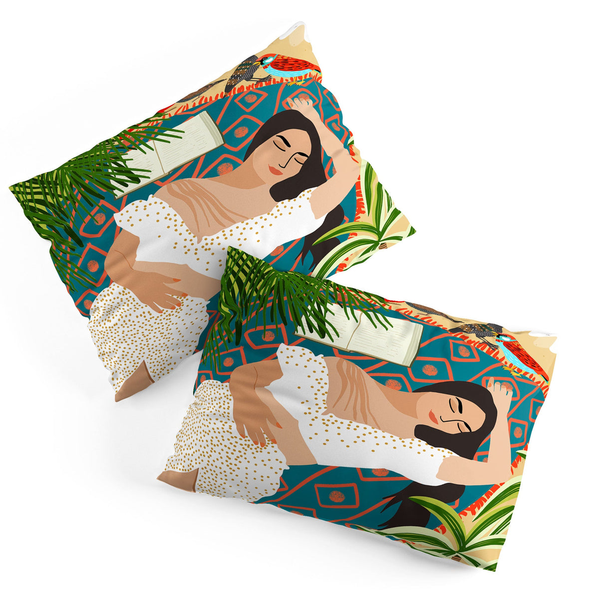 83 Oranges Beach Read Sleep Repeat Pillow Shams
