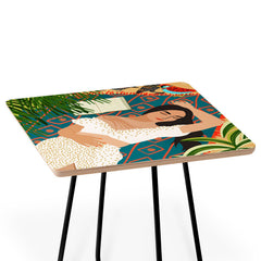 83 Oranges Beach Read Sleep Repeat Side Table