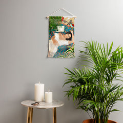 83 Oranges Beach Read Sleep Repeat Wall Hanging Portrait