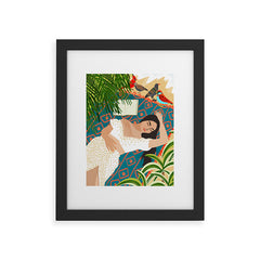83 Oranges Beach Read Sleep Repeat Framed Art Print