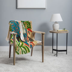83 Oranges Beach Read Sleep Repeat Throw Blanket