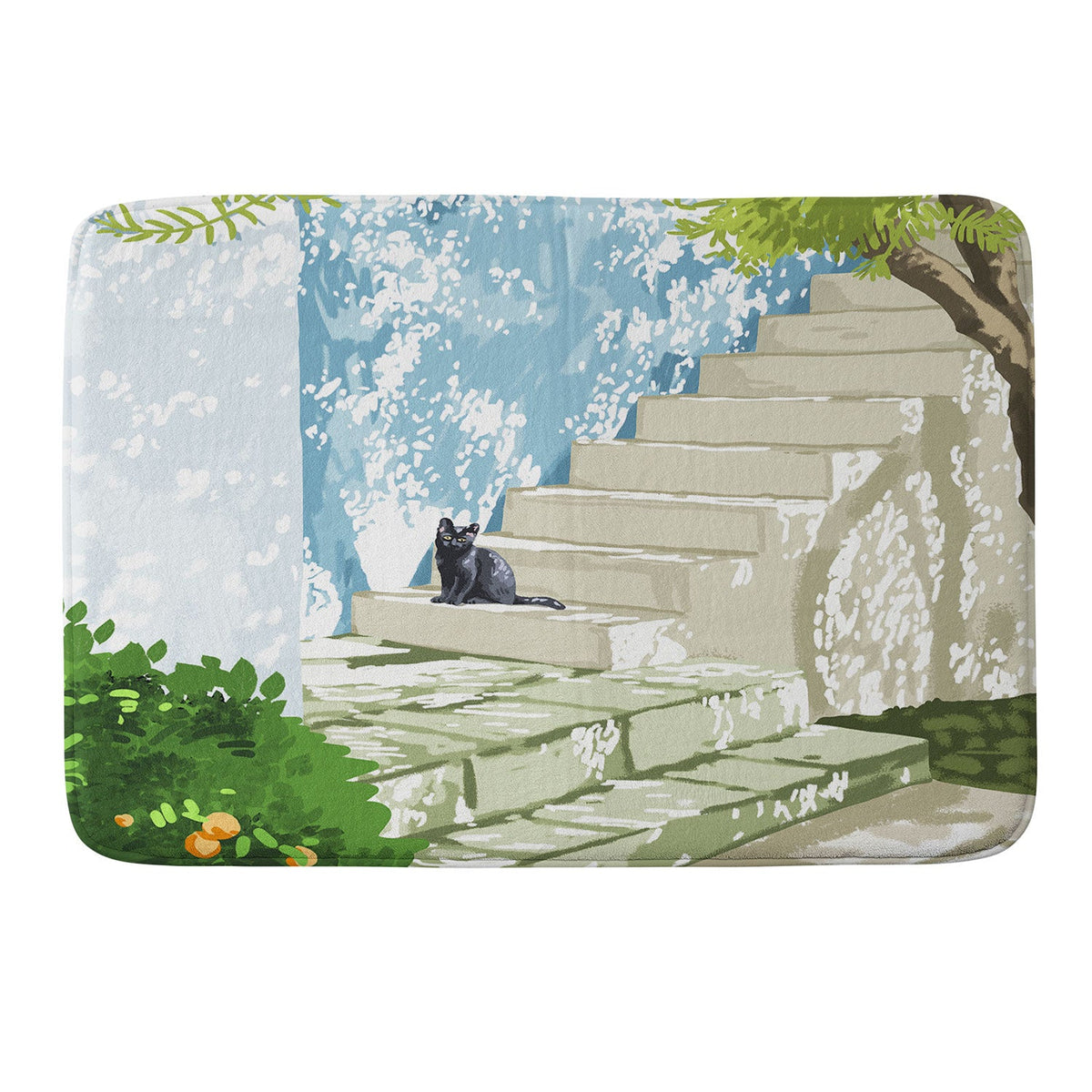 83 Oranges Being a person Memory Foam Bath Mat
