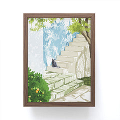 83 Oranges Being a person Framed Mini Art Print