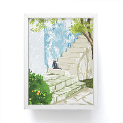 83 Oranges Being a person Framed Mini Art Print