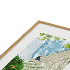 83 Oranges Being a person Metal Framed Art Print