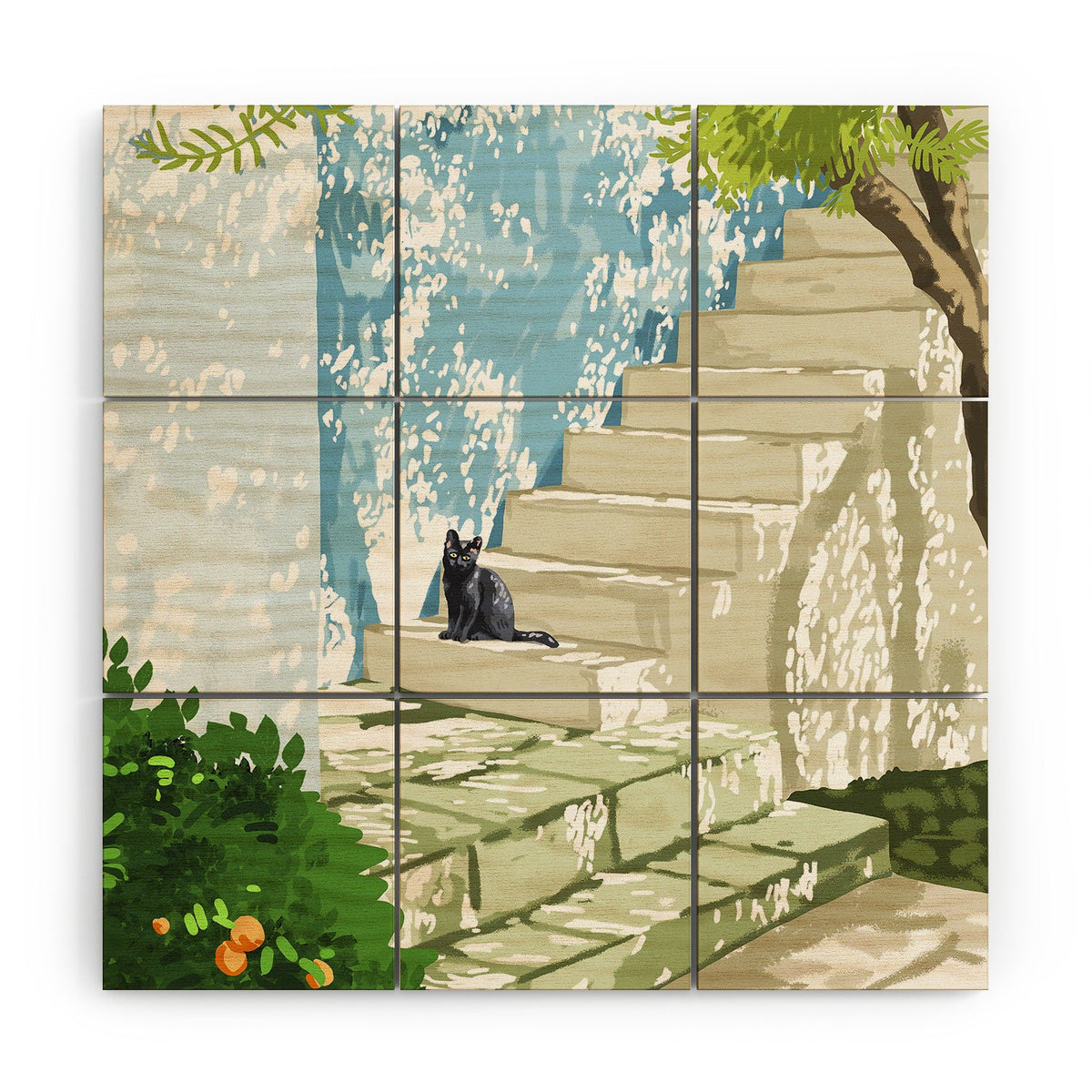 83 Oranges Being a person Wood Wall Mural