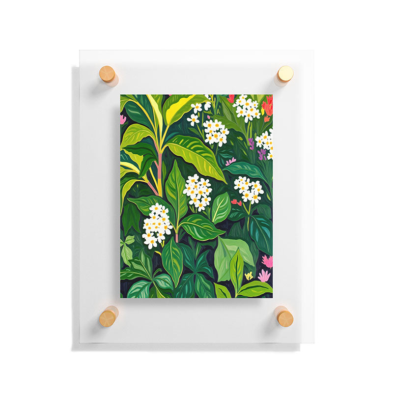 83 Oranges Beneath The Jungle Canopy Floating Acrylic Print