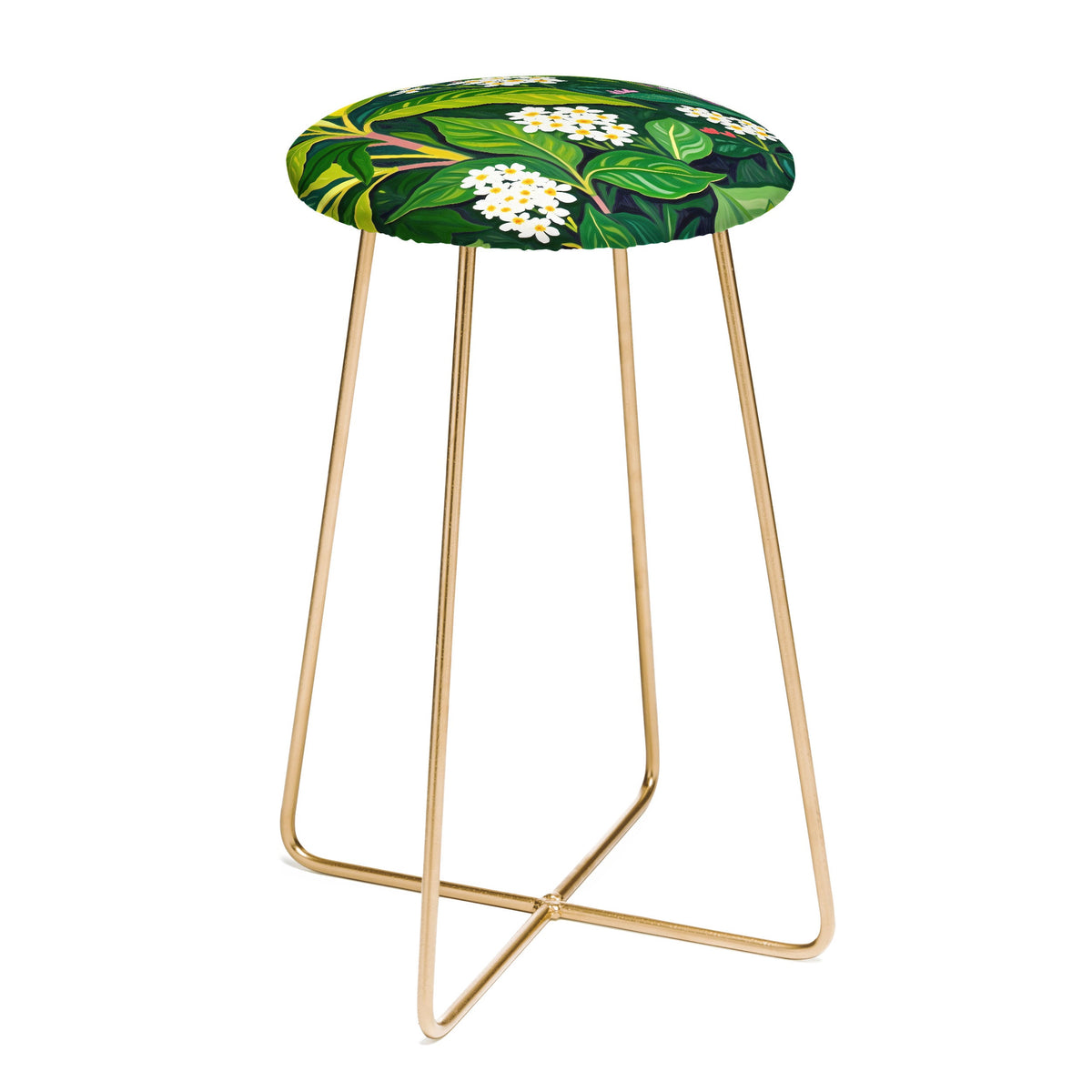 83 Oranges Beneath The Jungle Canopy Counter Stool