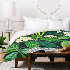 83 Oranges Beneath The Jungle Canopy Duvet Cover