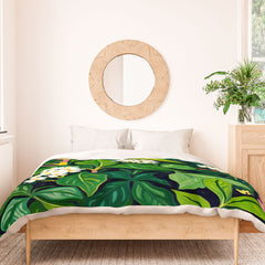 83 Oranges Beneath The Jungle Canopy Duvet Cover