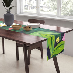83 Oranges Beneath The Jungle Canopy Table Runner