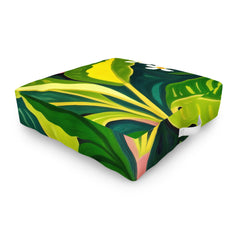 83 Oranges Beneath The Jungle Canopy Outdoor Floor Cushion