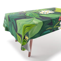 83 Oranges Beneath The Jungle Canopy Tablecloth