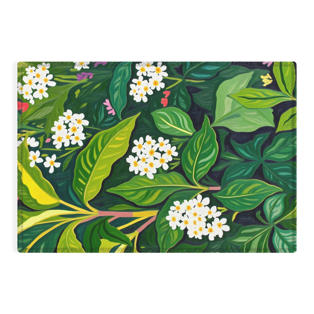 83 Oranges Beneath The Jungle Canopy Outdoor Rug