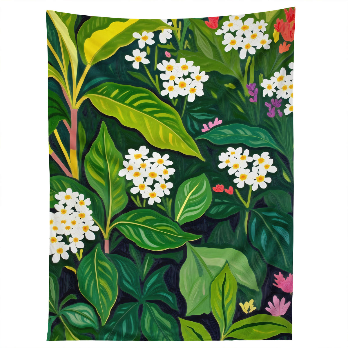 83 Oranges Beneath The Jungle Canopy Tapestry