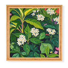 83 Oranges Beneath The Jungle Canopy Framed Wall Art