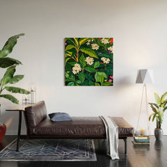 83 Oranges Beneath The Jungle Canopy Wood Wall Mural