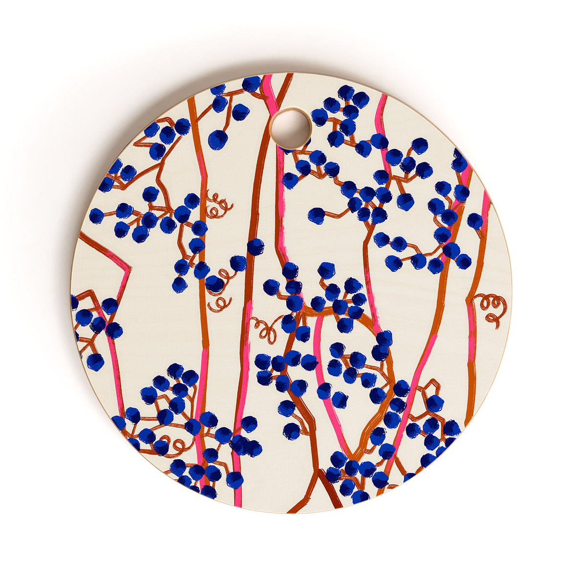 83 Oranges Berry Summer Cutting Board Round