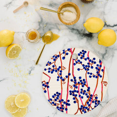 83 Oranges Berry Summer Cutting Board Round