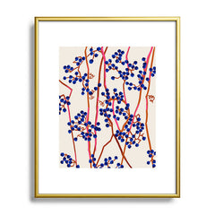 83 Oranges Berry Summer Metal Framed Art Print