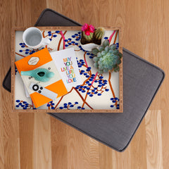 83 Oranges Berry Summer Rectangular Tray