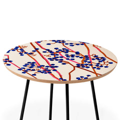 83 Oranges Berry Summer Round Side Table