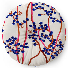 83 Oranges Berry Summer Floor Pillow Round