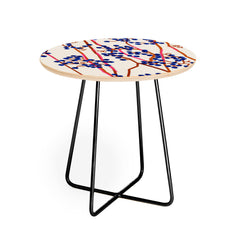 83 Oranges Berry Summer Round Side Table