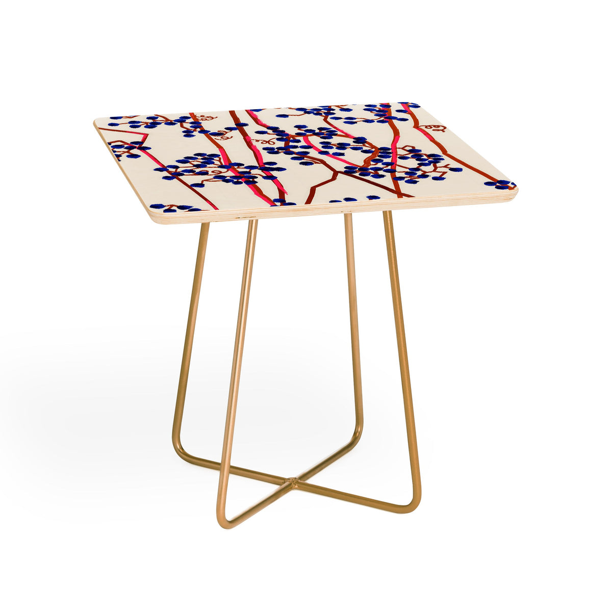 83 Oranges Berry Summer Side Table