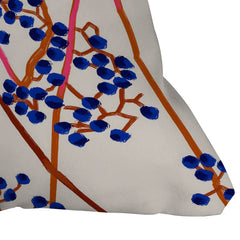 83 Oranges Berry Summer Throw Pillow