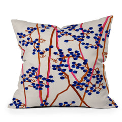 83 Oranges Berry Summer Outdoor Throw Pillow