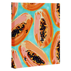 83 Oranges Big Papaya Watercolor Painting Art Canvas
