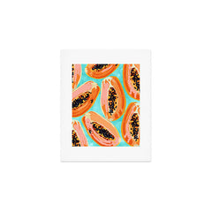 83 Oranges Big Papaya Watercolor Painting Art Print