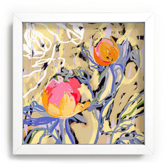 83 Oranges Blooms in The Butter Forest Recessed Framing Square