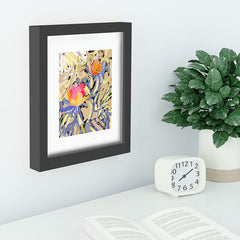 83 Oranges Blooms in The Butter Forest Recessed Framing Rectangle
