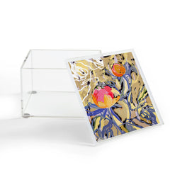 83 Oranges Blooms in The Butter Forest Acrylic Box