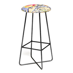 83 Oranges Blooms in The Butter Forest Bar Stool
