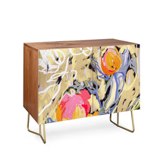 83 Oranges Blooms in The Butter Forest Credenza