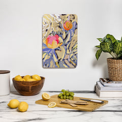 83 Oranges Blooms in The Butter Forest Cutting Board Rectangle