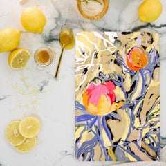 83 Oranges Blooms in The Butter Forest Cutting Board Rectangle