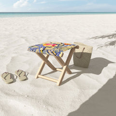 83 Oranges Blooms in The Butter Forest Folding Stool