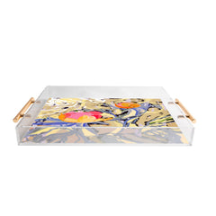 83 Oranges Blooms in The Butter Forest Acrylic Tray