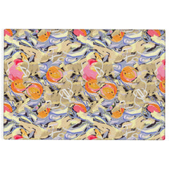 83 Oranges Blooms in The Butter Forest Outdoor Rug