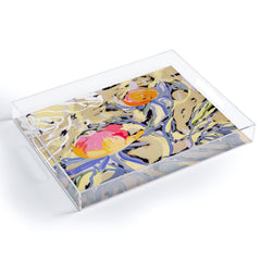 83 Oranges Blooms in The Butter Forest Acrylic Tray