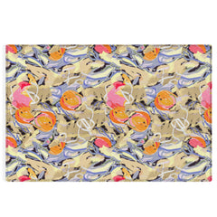 83 Oranges Blooms in The Butter Forest Outdoor Rug