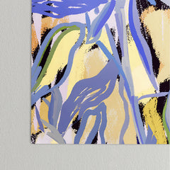83 Oranges Blooms in The Butter Forest Poster