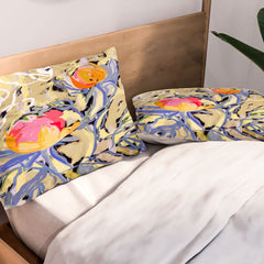 83 Oranges Blooms in The Butter Forest Pillow Shams