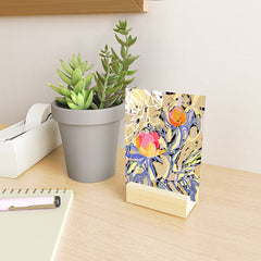 83 Oranges Blooms in The Butter Forest Mini Art Print