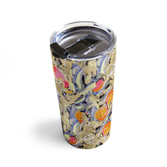 83 Oranges Blooms in The Butter Forest Travel Mug