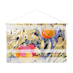 83 Oranges Blooms in The Butter Forest Wall Hanging Landscape